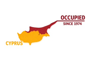 Cyprus occupied since 1974 symbol